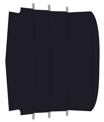 1965-68 Mustang Fastback Reproduction Vinyl Headliner - Black