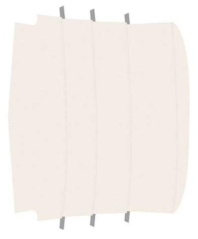 1965-68 Mustang Fastback Reproduction Vinyl Headliner - White (Off White)