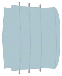 1965-68 Mustang Fastback Reproduction Vinyl Headliner - Light Blue
