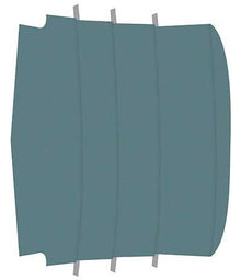 1965-68 Mustang Fastback Reproduction Vinyl Headliner - Medium Blue,