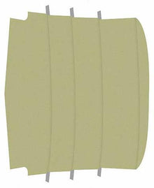 1965-68 Mustang Fastback Reproduction Vinyl Headliner - Light Ivy Gold