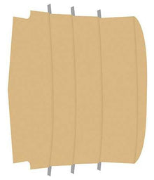 1965-68 Mustang Fastback Reproduction Vinyl Headliner - Tan