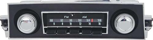 1967-68 Camaro / 1967 Firebird; Bluetooth;  AM/FM Bluetooth Radio with Die Cast Chrome Faceplate