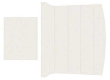 1969-70 Mustang Fastback Reproduction Vinyl Headliner - White (Off White)