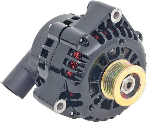 1998-02 Camaro / Firebird LS1 Black 175 Amp Upgrade Alternator with 6 Groove Pulley
