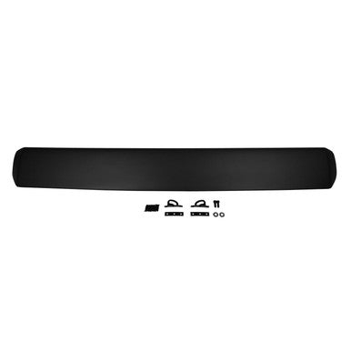 Trim Parts 1971-1973 Mustang Licensed Ford Organosol Black Rear Wing Spoiler, Complete Kit - (FDRS656KB)