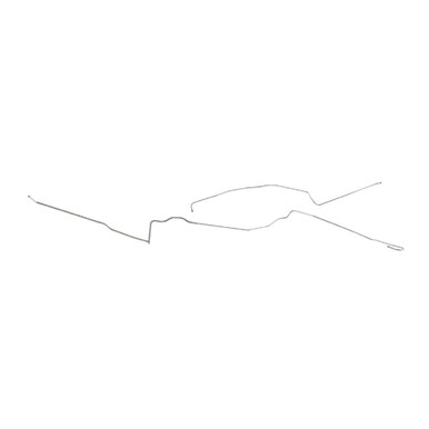 The Right Stuff 1980-81 Chevrolet Camaro W/O Z28, Pre-Bent OE Steel 1/4" Fuel Return Line - (FGL8002)