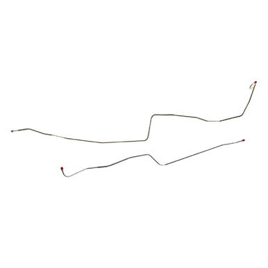 The Right Stuff 68 Camaro &amp; Firebird Disc Pre-Bent 2 Piece OE Steel Front To Rear Brake Line - (FIN6802)