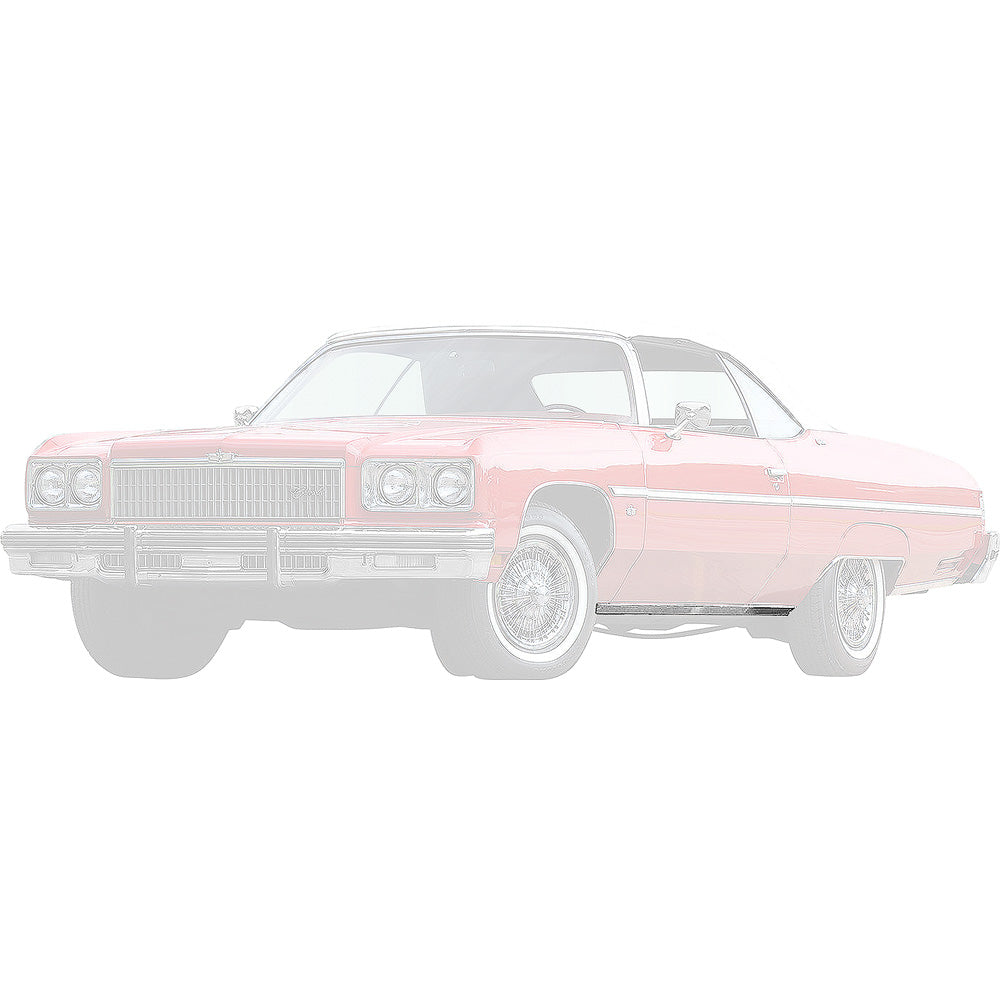 FM3201 - 1971-76 Impala, Bel Air, Caprice Lower Rocker Moldings; Pair