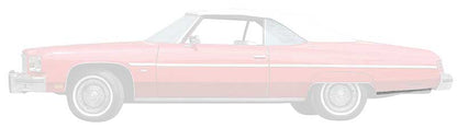 FM3203 - 1971-76 Impala, Bel Air, Caprice; Quarter Panel Moldings; Lower Rear Rockers; Pair