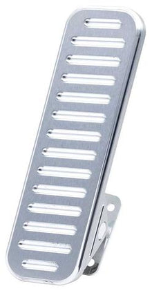Lokar Eliminator Brushed Billet Aluminum Floor Mount Gas Pedal with Ball Milled Finish