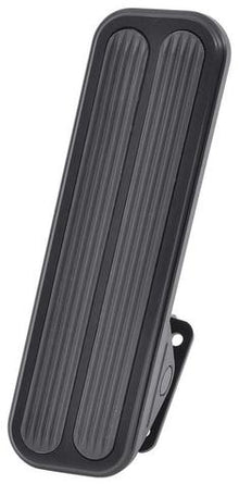 Lokar Eliminator Black Anodized Billet Aluminum Floor Mount Gas Pedal with Rubber Inserts