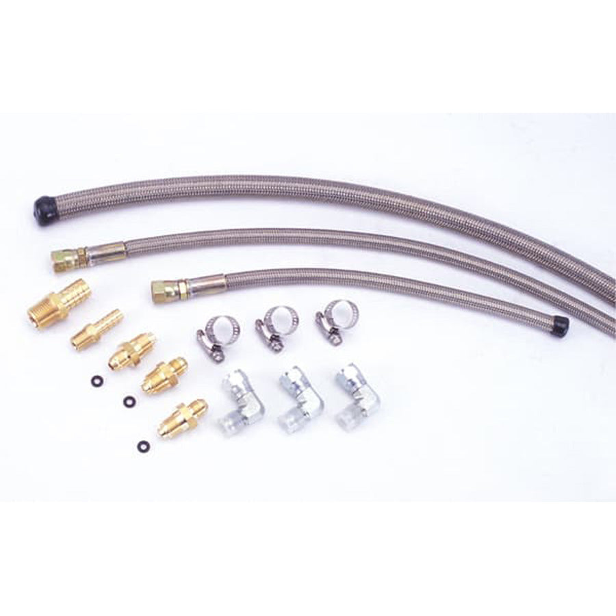 Stainless Steel Hose Kit for Try-V Power Box to a Stage II Style Pump