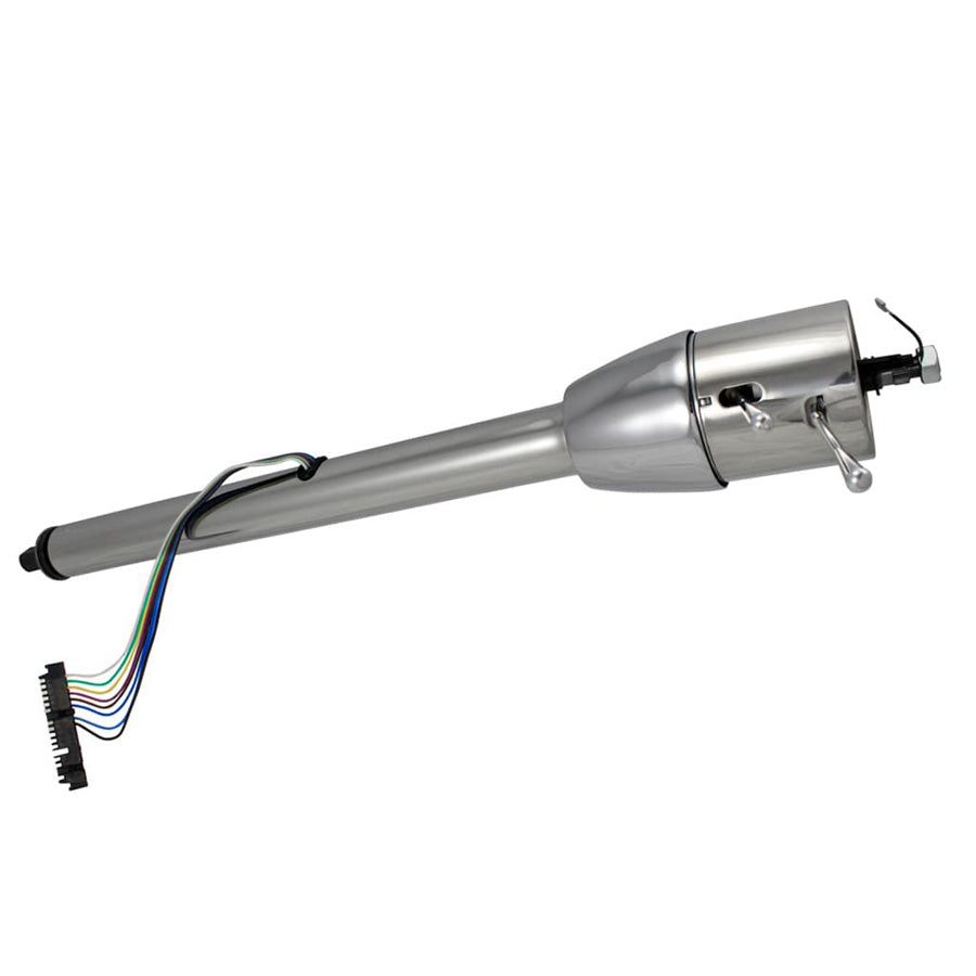 30" Floor Shift Tilt Bell Column with 2" OD - Polished Finish