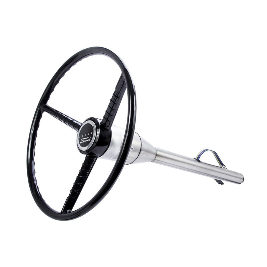 1953-56 Ford F100 Tilt Steering Column (Fits Original Wheel) - Polished Finish