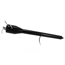 1965-66 Mustang 30" Floor Shift Tilt Column: Original Steering Wheel - Black Powdercoat Finish