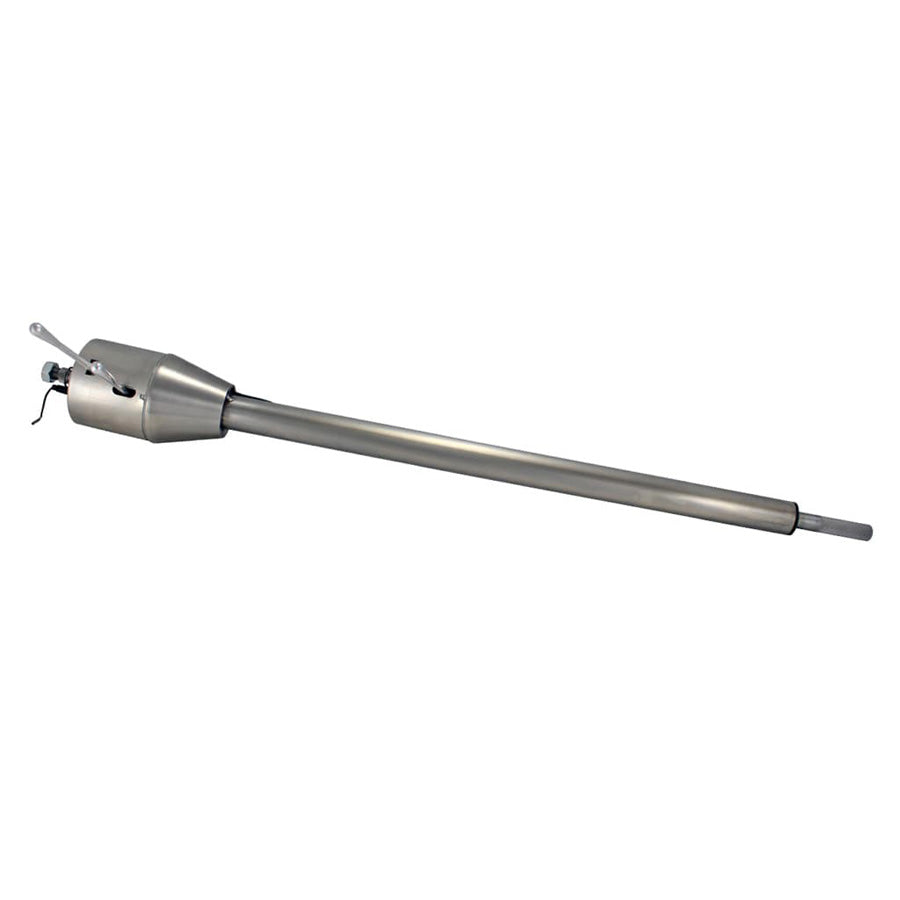 1963-66 Corvette Floor Shift Tilt Column Using FR Adapter - Paintable Mill Finish