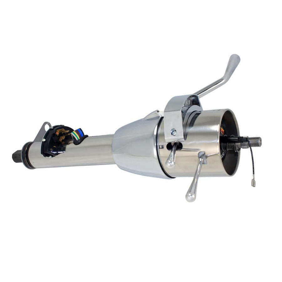 Micro Column Shift Tilt Column with Neutral Safety Switch - Polished Finish