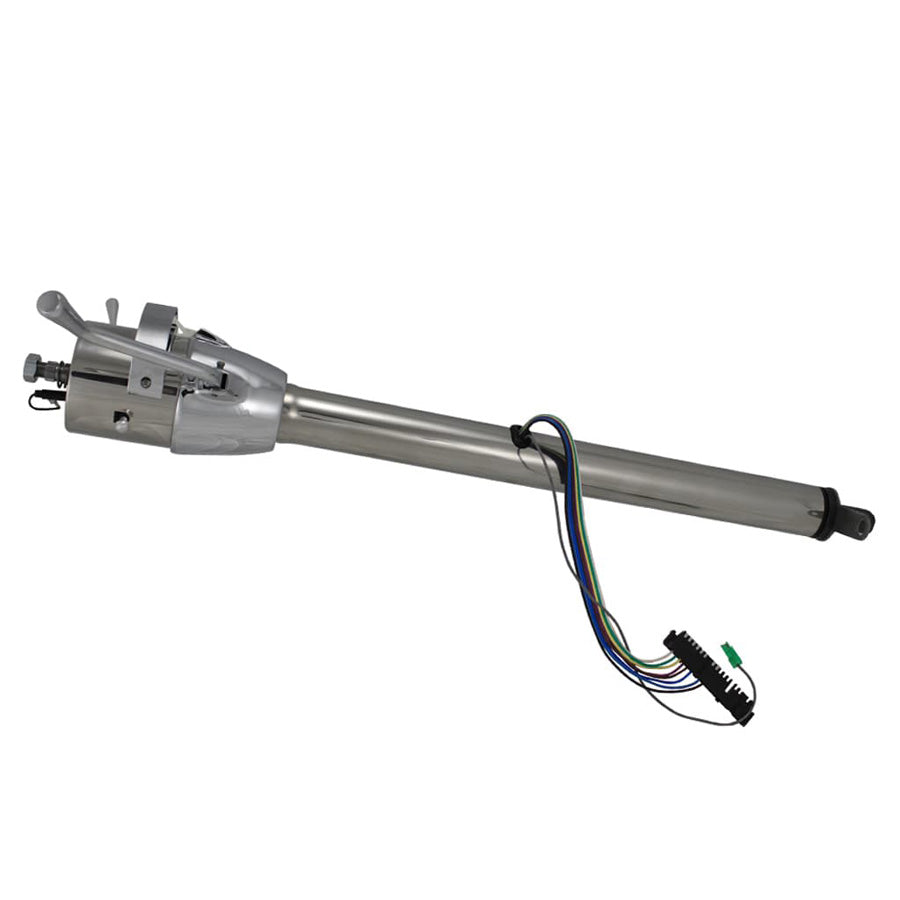 30" Column Shift Tilt Column with Neutral Safety Switch - Polished Finish