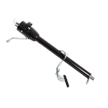 30" Column Shift Tilt Column with Neutral Safety Switch - Black Powdercoat Finish