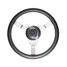 Banjo Wheel with Horn Button - Black