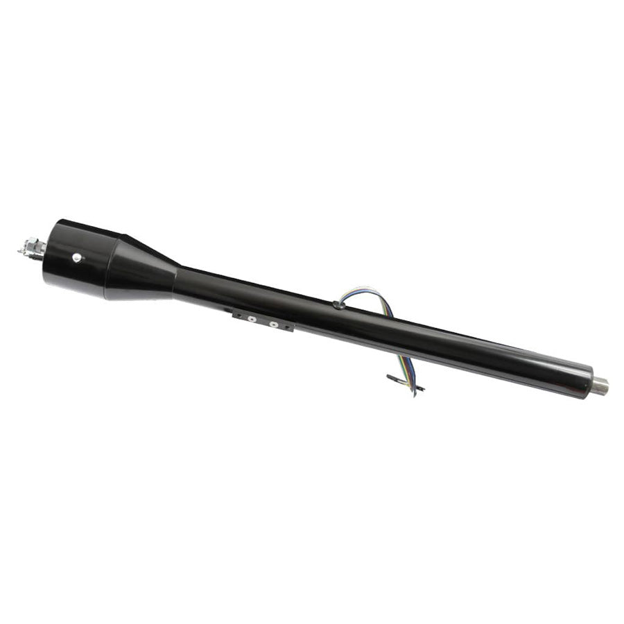 1967-68 Chevelle 32" Floor Shift Tilt Column with 2" OD, 1"-48 Spline - Black Powdercoat Finish