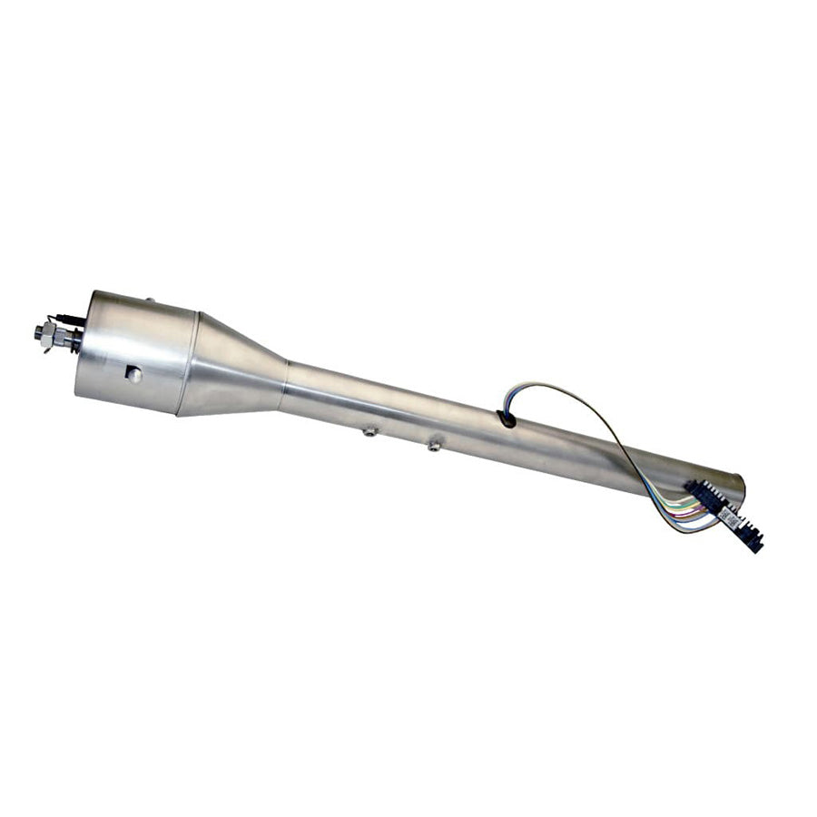 1967-68 Chevelle 32" Floor Shift Tilt Column with 2" OD, 1"-48 Spline - Paintable Mill Finish
