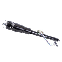 33" Muscle Car Floor Shift Tilt Key Column with 1"-48 Shaft - Black Powdercoat Finish