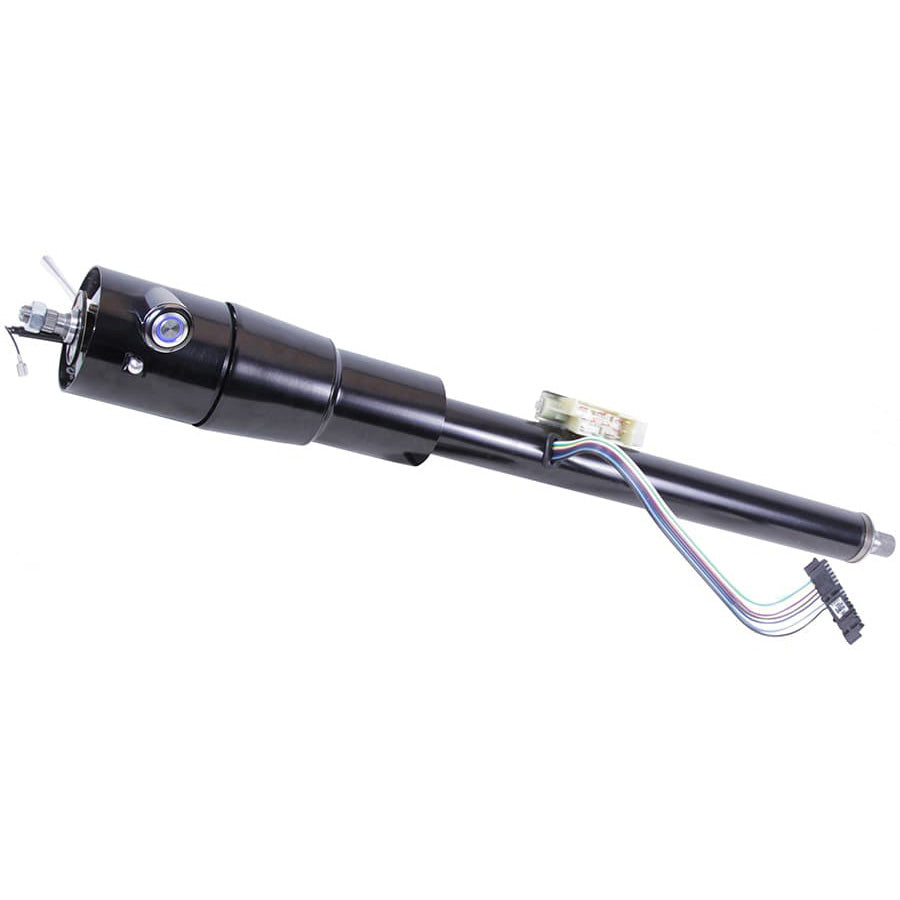 33" Touch Start Muscle Car Column with 1" DD Output - Black Powdercoat Finish