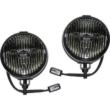 1987-93 Ford Mustang; GT/Cobra OE Style Fog Light Set; Smoked; Fluted Lens
