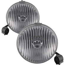 1987-93 Ford Mustang; GT/Cobra OE Style Fog Light Set; Clear; Fluted Lens