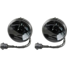 1987-93 Ford Mustang; GT/Cobra Euro Style Fog Lamp Set; Smoked; Non-Fluted Lens