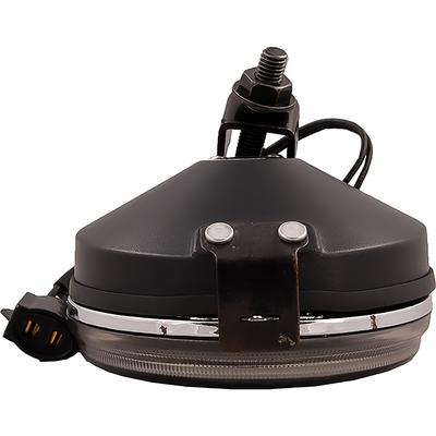 1987-93 Ford Mustang; GT/Cobra Euro Style Fog Light; Single Side; LH or RH; Smoked; Non-Fluted Lens