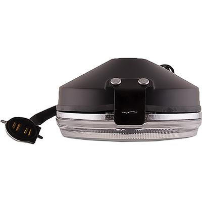 1987-93 Ford Mustang; GT/Cobra Euro Style Fog Light; Single Side; Clear; Non-Fluted Lens