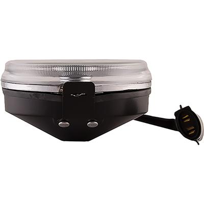 1987-93 Ford Mustang; GT/Cobra Euro Style Fog Light; Single Side; Clear; Non-Fluted Lens