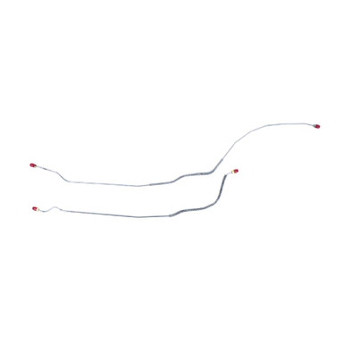 The Right Stuff 67 Camaro (w/Mono Leaf Spring) Rear Axle Pre-Bent OE Steel Brake Line Kit - (FRA6702)