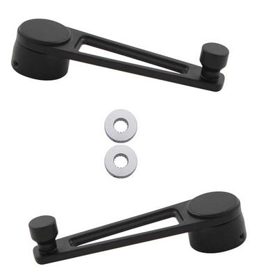 Forever Sharp Aluminum Door Window Crank Handle Set - Matte Black Finish