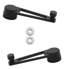 Forever Sharp Aluminum Door Window Crank Handle Set - Matte Black Finish