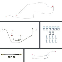 The Right Stuff 67 Camaro Front Disc Conversion Rear Drum Pre-Bent Stainless Brake Line Kit - (FSM67H2)