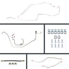 The Right Stuff 67 Camaro 4-Wheel Disc Conversion Pre-Bent Stainless Steel Brake Line Kit - (FSM67H4)