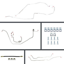 The Right Stuff 68 Camaro Front Disc Conversion Rear Drum Pre-Bent Stainless Brake Line Kit - (FSM68H2)