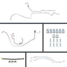 The Right Stuff 69 Camaro Front Disc Conversion Rear Drum Pre-Bent Stainless Brake Line Kit - (FSM69H2)