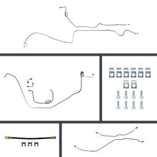 The Right Stuff 69 Camaro 4-Wheel Disc Conversion Pre-Bent Stainless Steel Brake Line Kit - (FSM69H4)