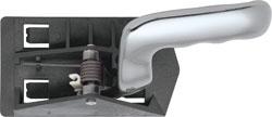 2002-2005 Chevrolet / GMC Pickup Smoke Chrome Inner Door Handle; LH