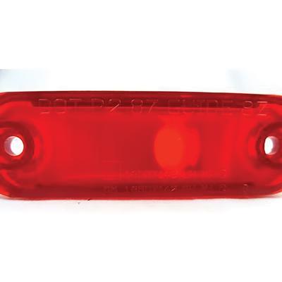 1988-00 Chevrolet/GMC Truck, Dually; Side Marker Lens; Rear Of Rear Fender; Red; LH Driver Side