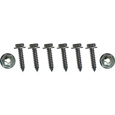1972-76 Camaro; Air Outlet to Dash Hardware Set; Models with AC; 8 Pieces
