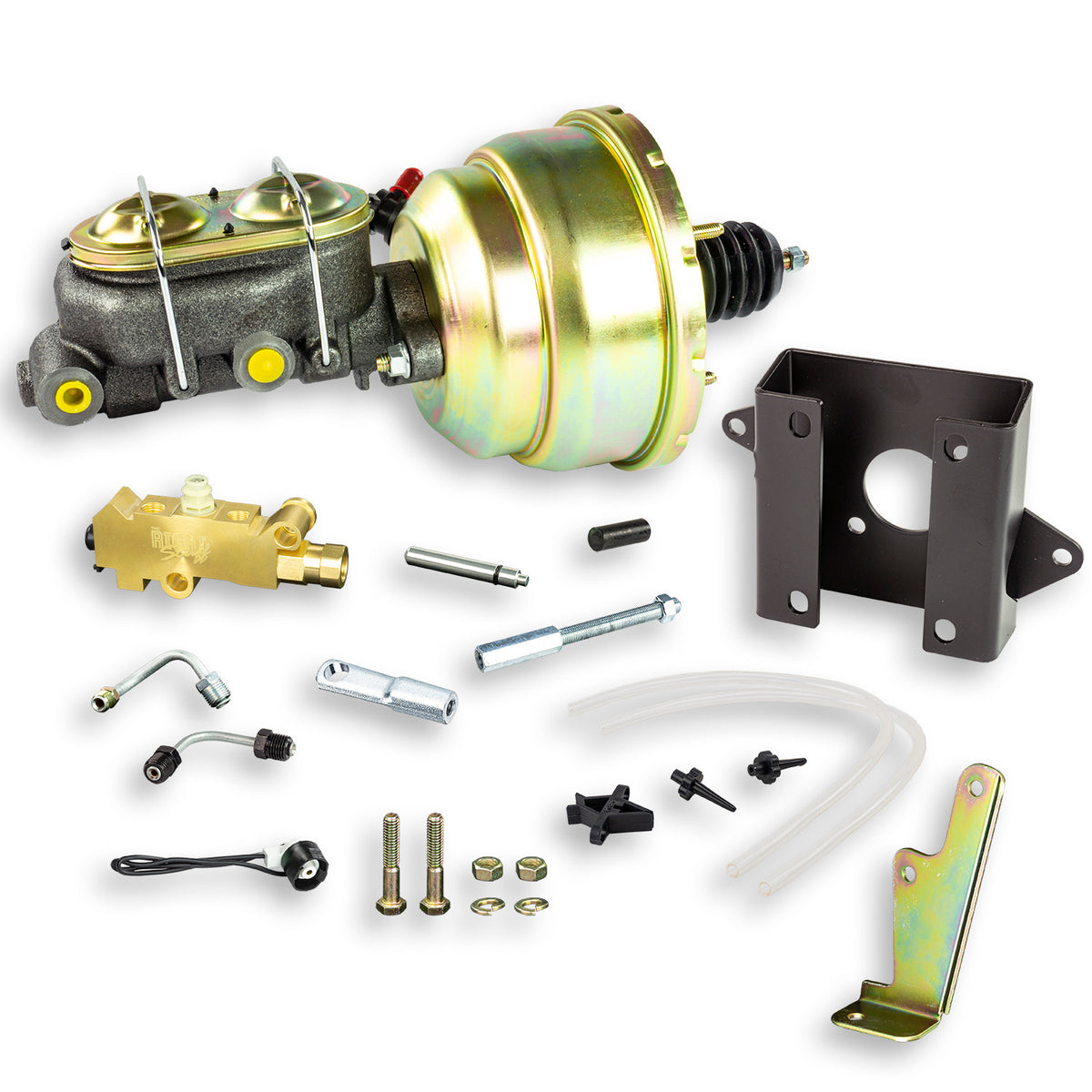 The Right Stuff 60-62 GM &amp; GMC C/K Truck, Master Cylinder &amp; 8" Booster Combination Kit Disc/Drum - (G86010971)