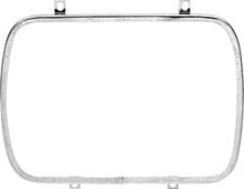 1980-02 GM; Headlamp Retaining Ring; Rectangular; with Two-Headlamp System; w/o Chrome Grill