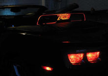 2010-15 Camaro RS Convertible - Rear Wind Restrictor with Single Color LED - Red