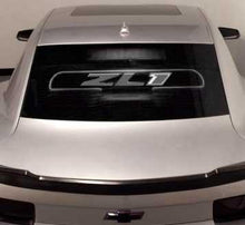 2010-15 Camaro Coupe - Windrestrictor Brand Glow Plate with ZL1 Emblem and White LED